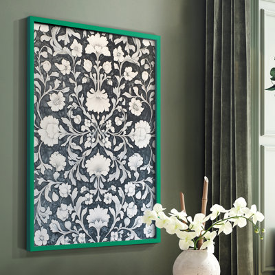 WM MORRIS Series DCLXXIX  -Premium Framed Print -Ready to Hang - No Nails RequiRed