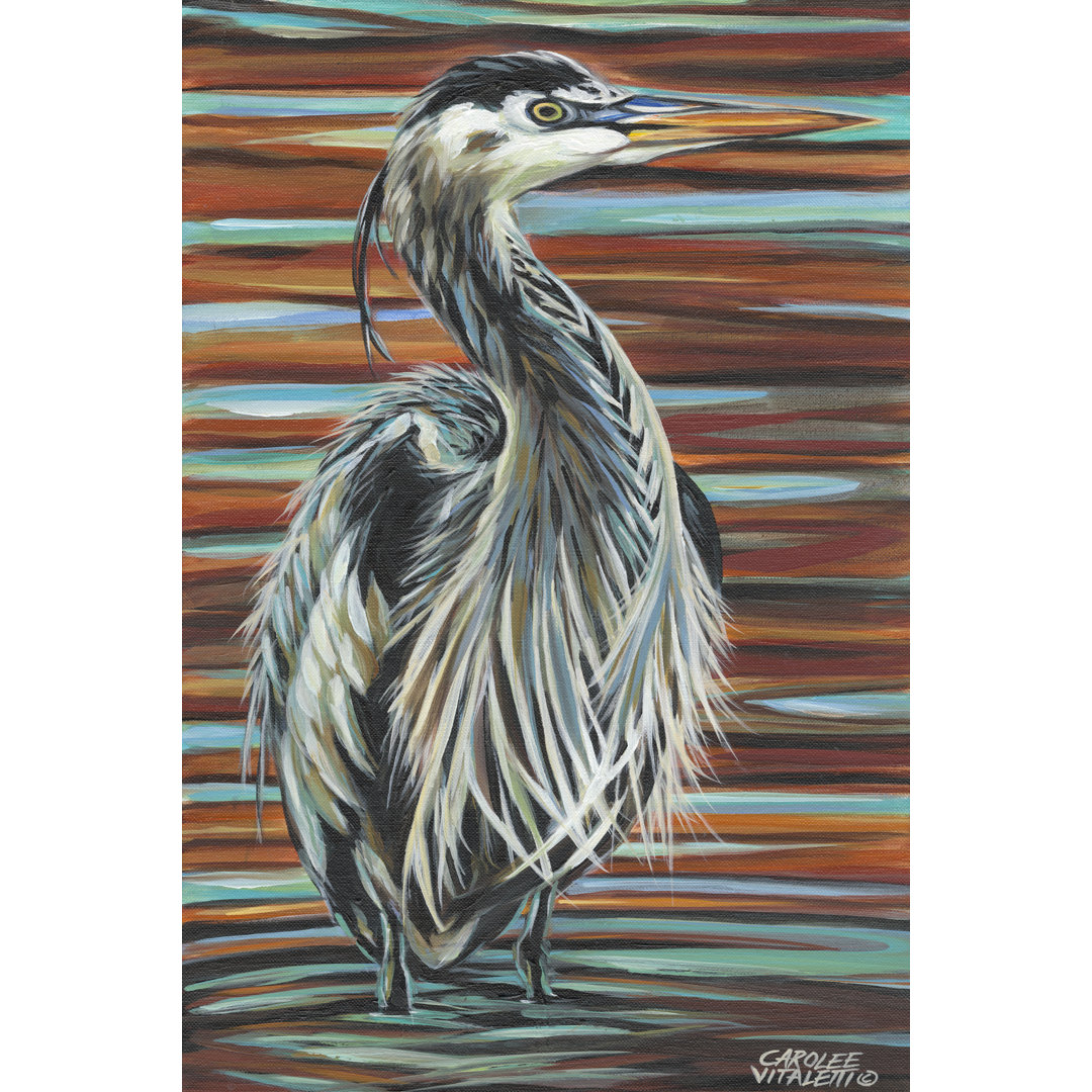 Leinwandbild Watchful Heron I