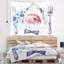 Tapisserie d'illustration de requin affamé Animal-28483723