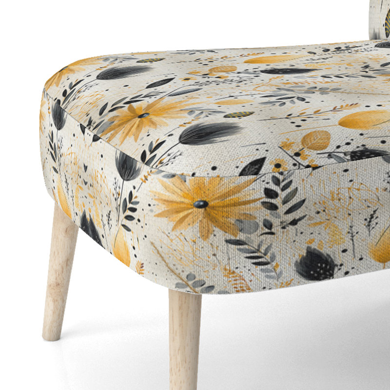 Chaise d'appoint rembourrée Urban Bohemian Ferns
