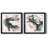 Intersection I - Matted and Framed Under Acrylic Glass, Set of 2, Large Living Room Wall Art-61474258-61474257