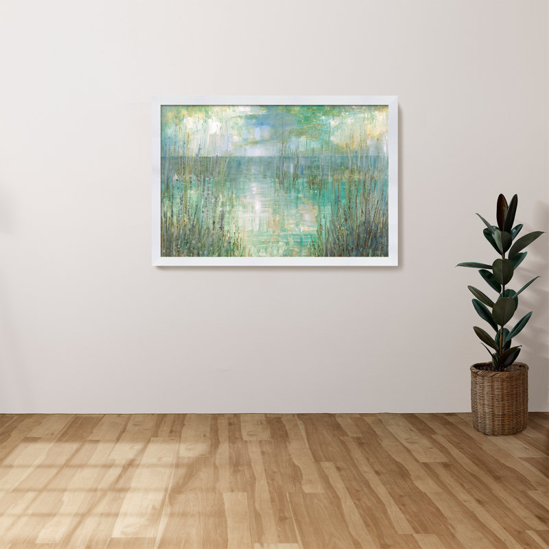 Morning Reflection par Ruane Manning - reproduction de cadre photo, H 21,5 po x l 27,5 po x P 0,75 po