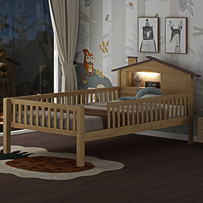 Wood Platm Bed by Harper Orchard