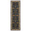 Poeme Hand-Woven Tufted Wool Dark Blue Area Rug-1873902075