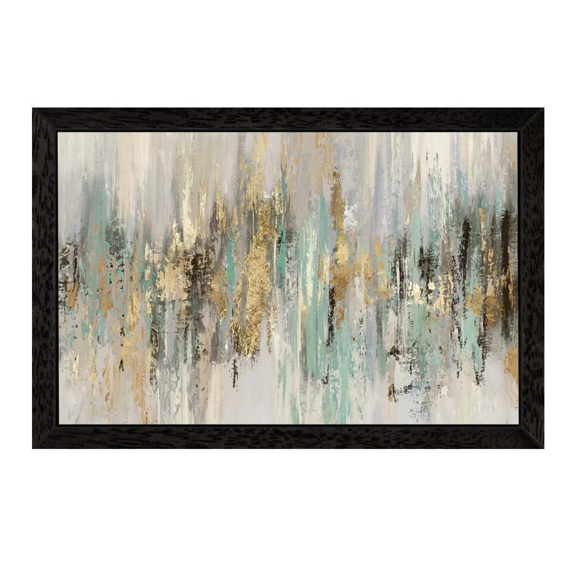 Print on Canvas, 66.04 cm H x 101.6 cm W x 4.445 cm D, Black Floater Framed