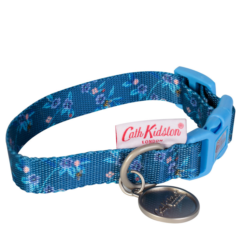 Flora Fauna Greenwich Flowers Soft Fabric Collar L