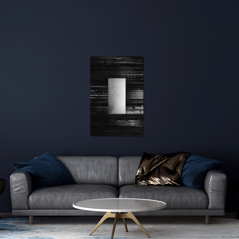 " Silver " by LEEMO, 24" H x 16" W x 0.25" D
