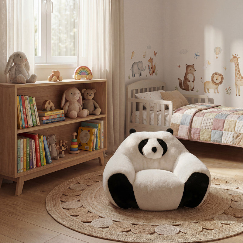 Fauteuil à billes Panda