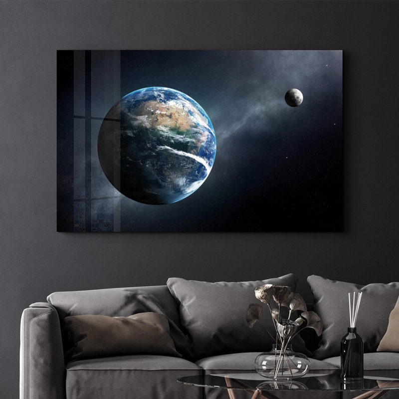 Elegant Tempered Glass Painting 100% Tempered Glass, Thickness: 0.16 Inches | UV Printed Artwork, Perfect for Home Decor & Modern Interiors, Stunning Visuals for Any Room