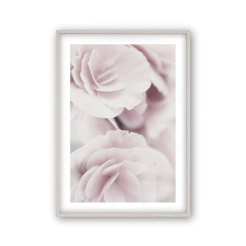 Print, White Oak Frame, 41 cm H x 31 cm W x 2.5 cm D