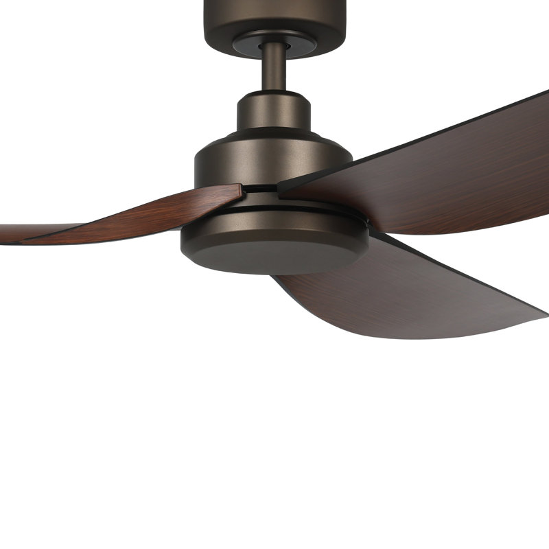 Cutshall 56 inch Ceiling Fan, Dark Brown Wood/Oil Rubbed Bronze
