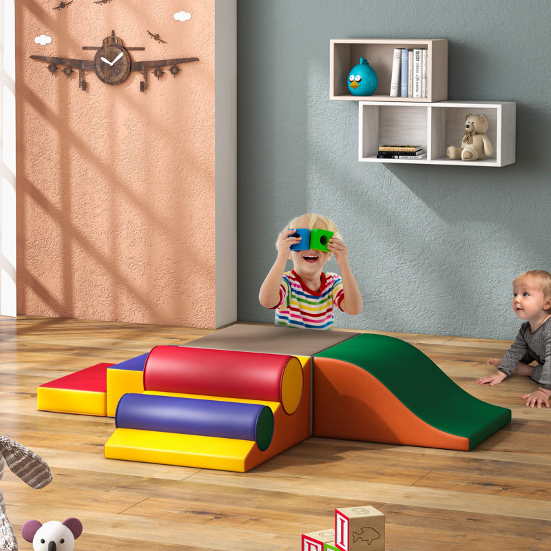 Multicolor Foam Climbing Set for Toddlers