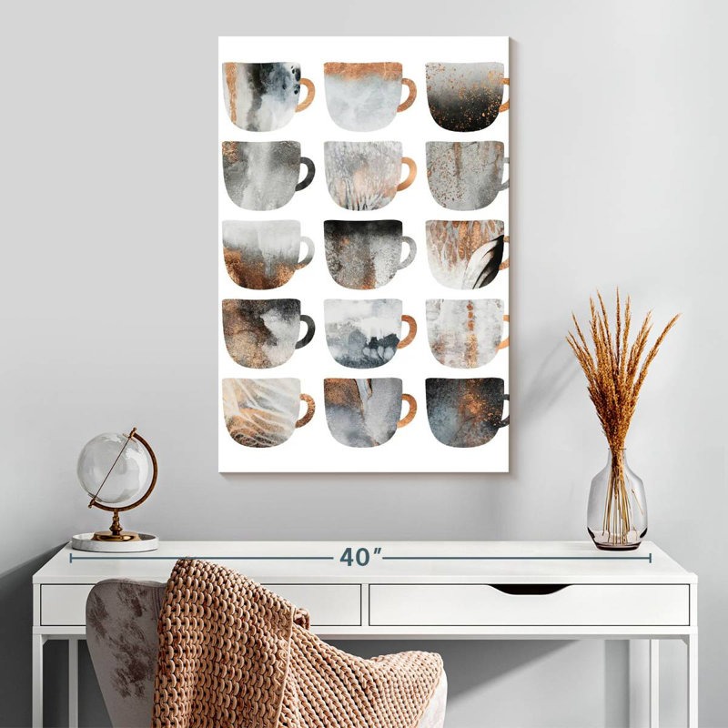 Yarlin Dreamy Coffee Cups, 30" H x 20" W