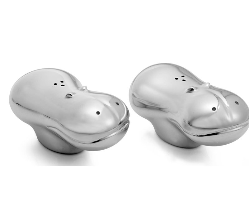 Nambe Savanna Hippo S/P Shakers