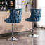 Glazer Swivel Upholstered Adjustable Height Bar Stool-289848644