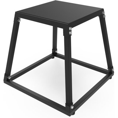 Aptliton 12" Plyometric Jump Box, Steel Non-Slip Platform for Crossfit Training