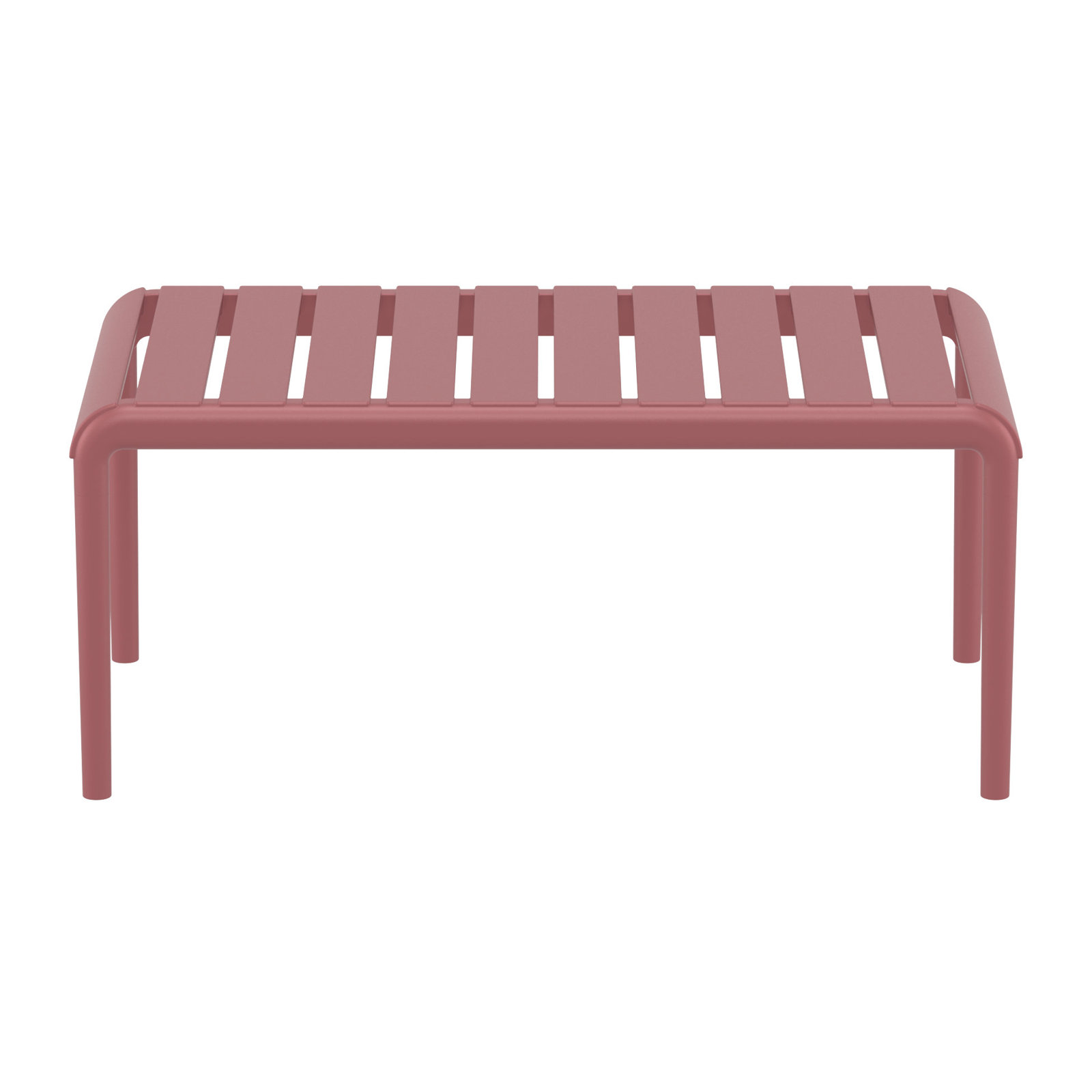 Paris 35'' Outdoor Coffee Table, Marsala