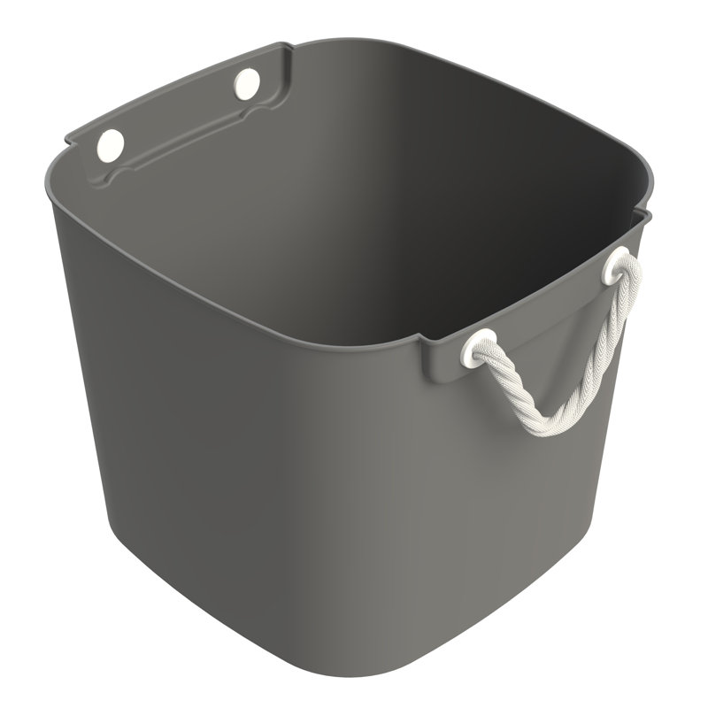 42 Qt Flexi Tub, Versatile Storage Tote, Home Organizer, Gray, 4 Pack, Gray