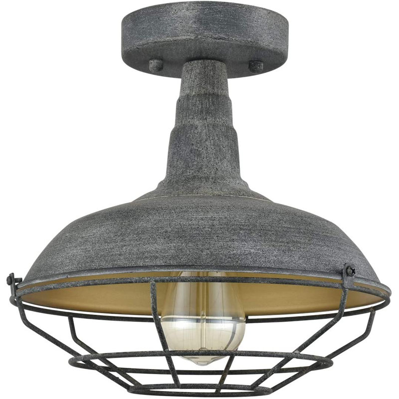 Plafonnier semi-encastré 10,23 po 1 lumières carnkrik