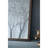 Panoramic Shadow Box Wall Decor with Paper Tree Silhouette in Brown MDF Frame for Living Room
