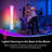 Smart RGB Floor Lamp With Music Sync - 61" Color Changing Corner Lamp With App & Remote Control, 16 Million Colors For Bedroom, Gaming Room, Living Room Lighting