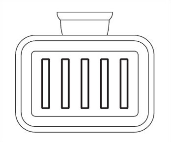 Town Square Soap Dish, Chrome
