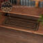 Tapis de sol rectangulaire en jute noir Farmhouse Primitive