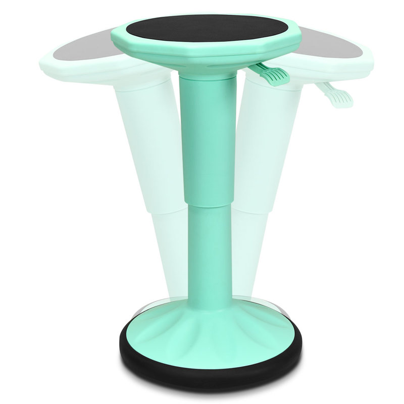 Adjustable Height Ergonomic Active Stool, Green