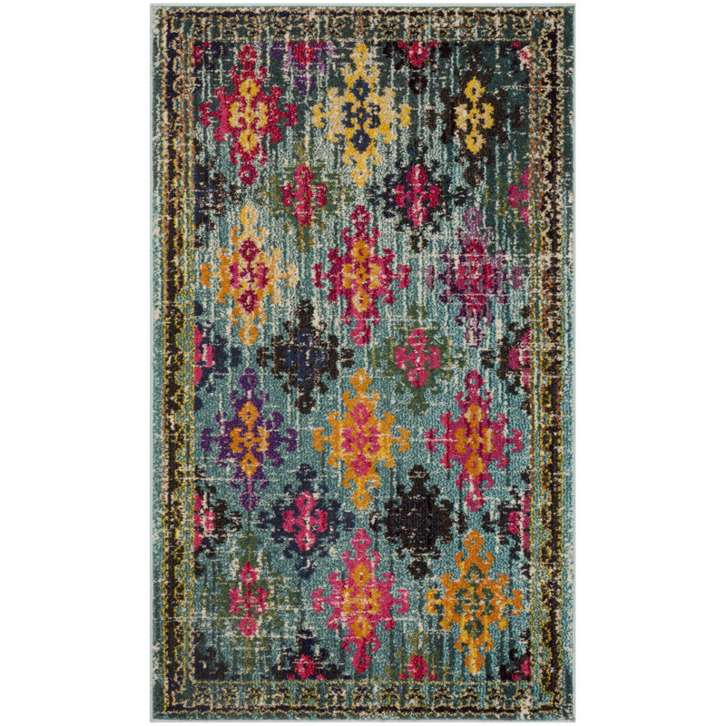 Isabea Performance Geometric Rug, Rectangle 3' x 5'