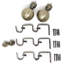 Tringle à rideaux double à fenêtre plate en acier Courtois-919406758-919406756