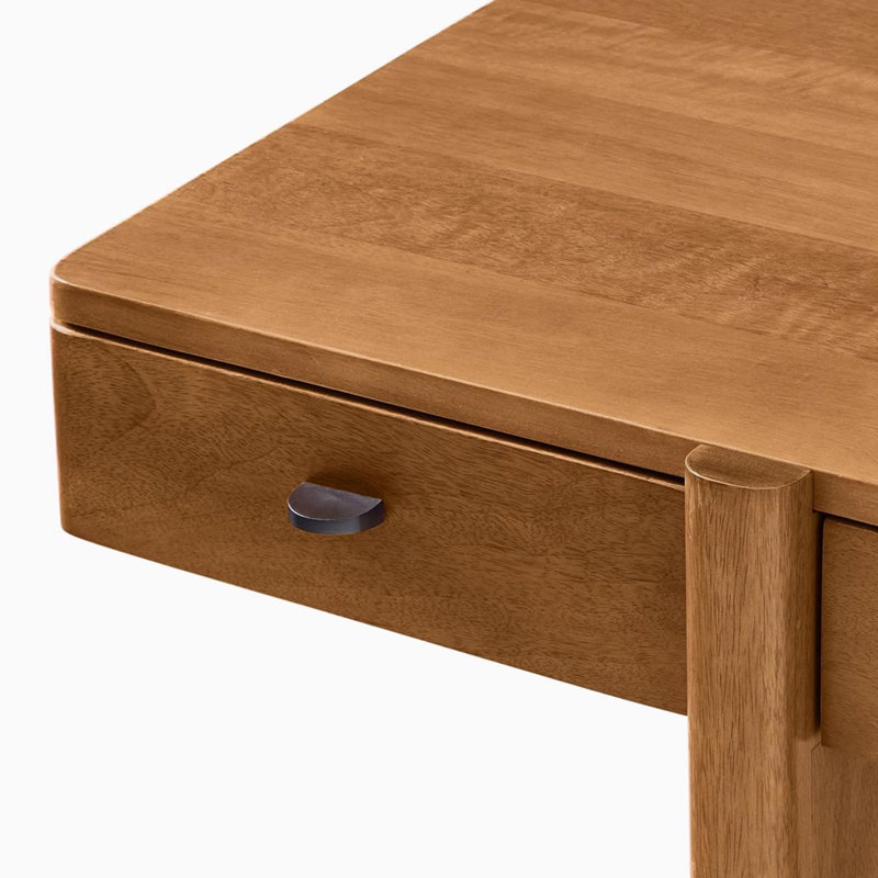 Bureau de style moderne et minimaliste, H 29,53 po x l 47,24 po x P 23,62 po, Brun