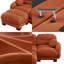 Canapé modulaire en tissu de chenille plissé CloudHaven-1503892202