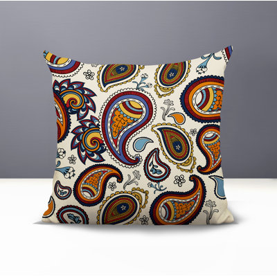 Hema Paisley Reversible Indoor/Outdoor Pillow