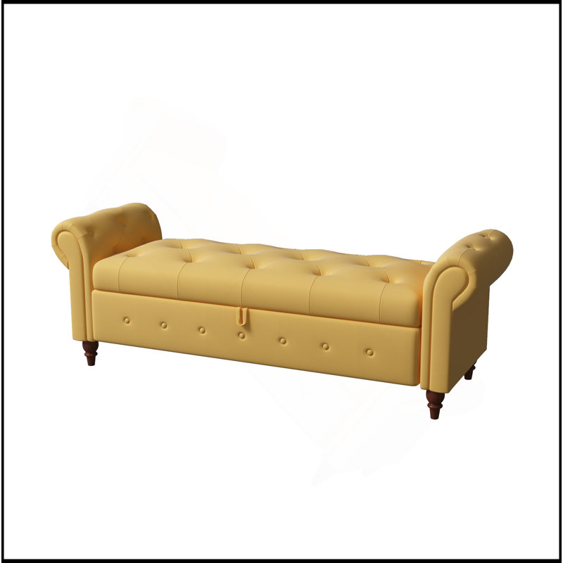 Tissu de banc de lit, Jaune