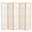 70.25" x 70" Eudes Shoji 5 Panel Room Divider