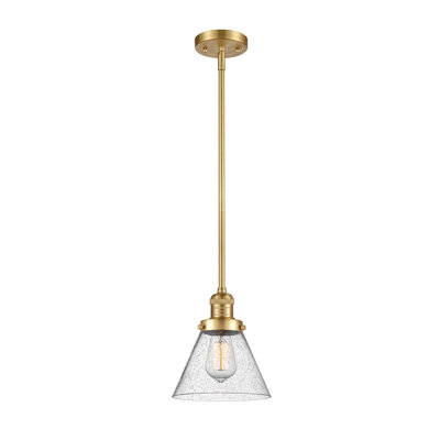 Luminaire suspendu conique à 1 lumière Mosley