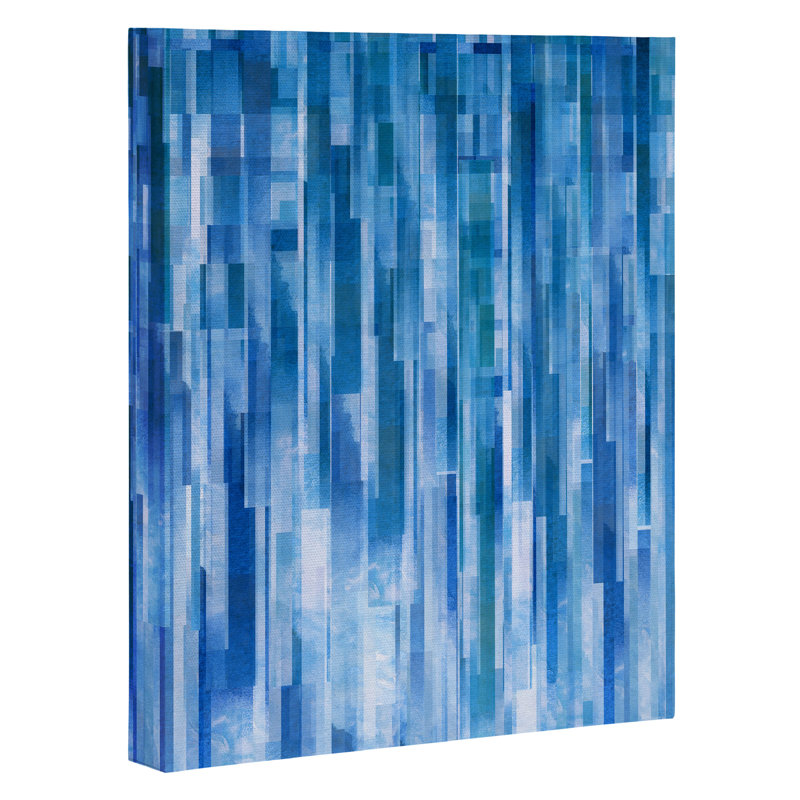 « rain », impression sur toile tendue, H 30 po x l 24 po x P 1 po