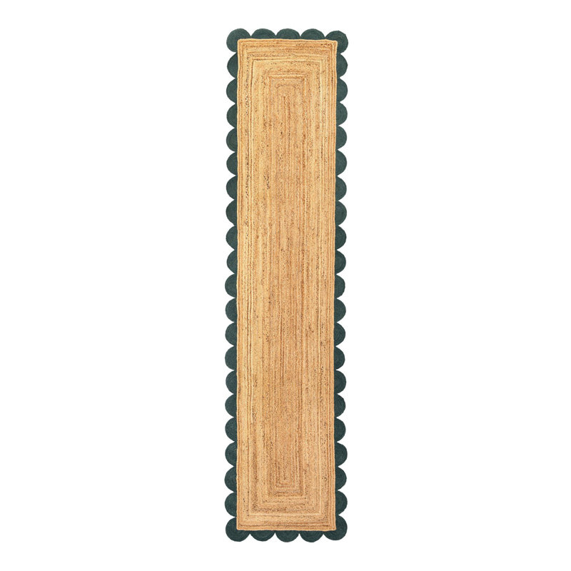 Cosner Hand Braided Area Rug, Runner 3'3" x 14'1"