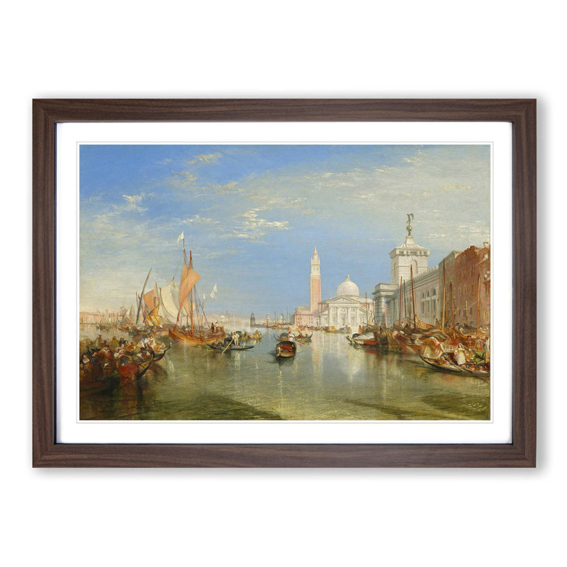 J.M.W. Turner - Single Picture Frame Painting, Walnut