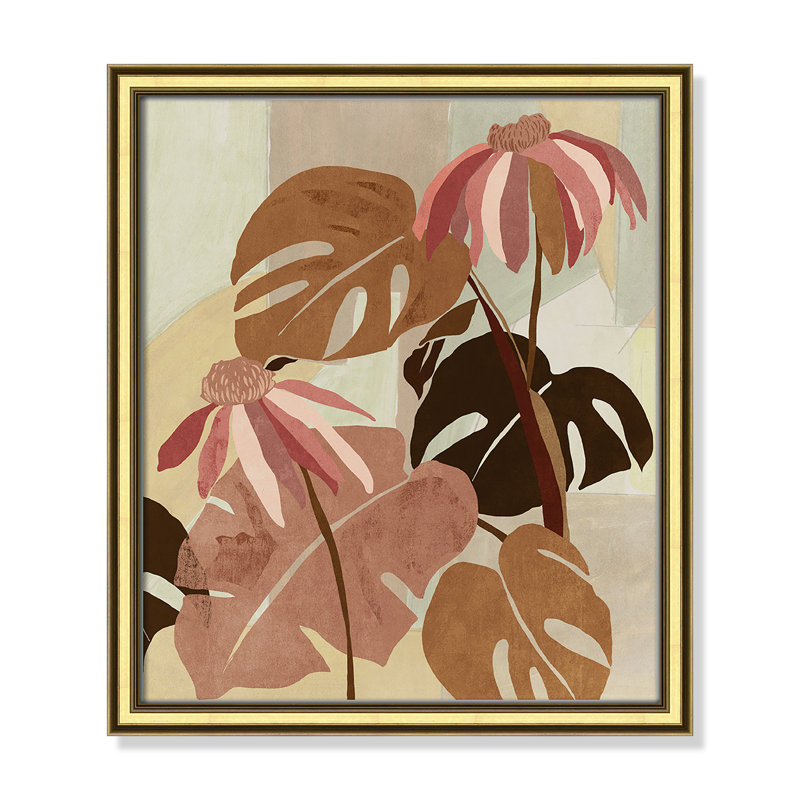 Peinture encadrée, Doré, L 14,25 po x H 16,25 po