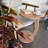 Jermichael C-Shaped Round End Table with Rolling Wheels-1909442579