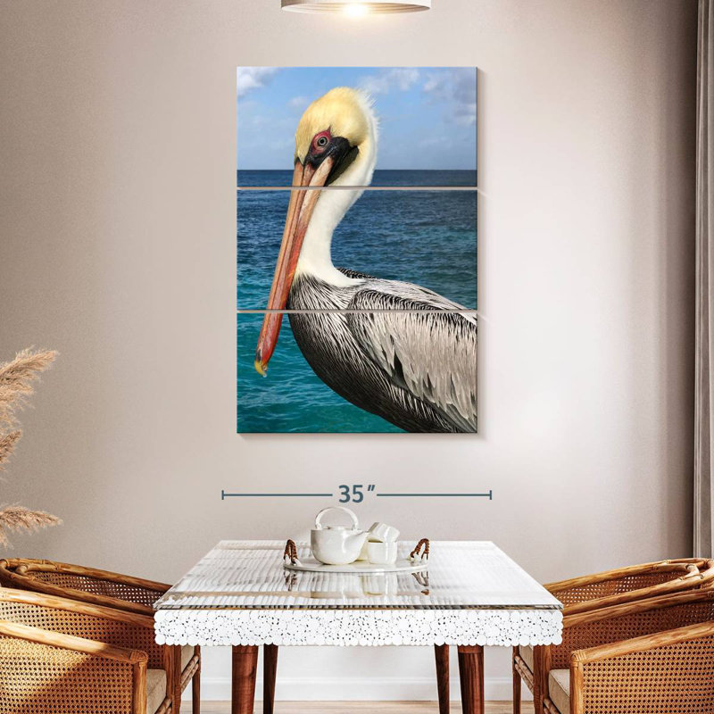 Brampt Pelican Profile, 50" H x 32" W