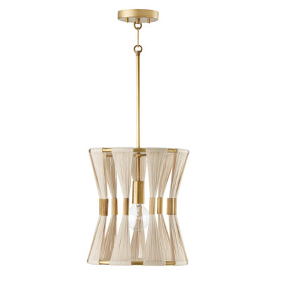 Luminaire suspendu cylindrique à 1 lumière Gearalt
