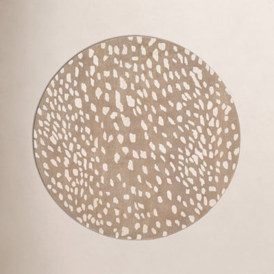 Jona Light Brown Hand-Tufted Wool Rug