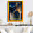 Impression dorée sur toile encadrée