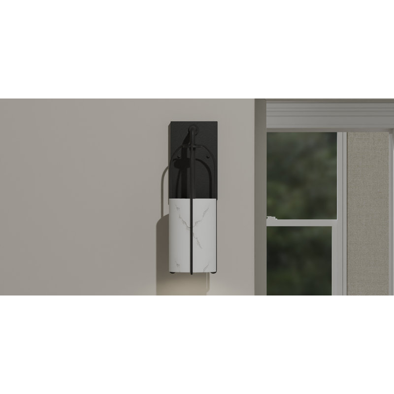 Kimrey 1-Light Matte Black Wall Sconce