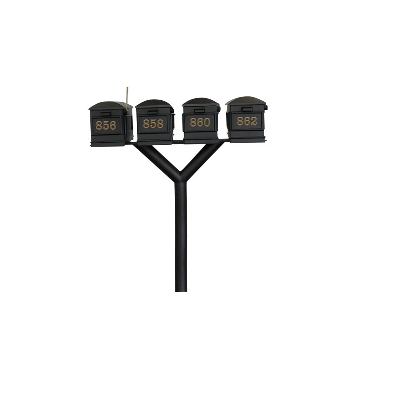 Penfield 72.375'' H Multi-Mount Post, Black