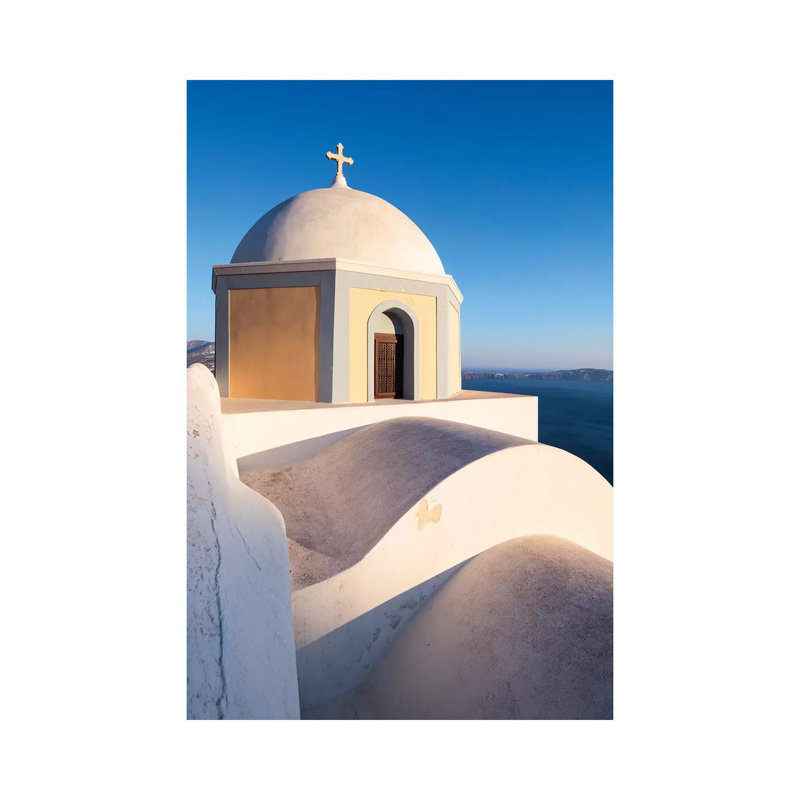 Santorini Icon by Matteo Colombo - Wrapped Canvas Print, 152.5 cm H x 101.5 cm W