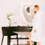 Miroir mural rond Boho