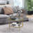 Bupe Glass Top Single Coffee Table-1352929651-1352929654